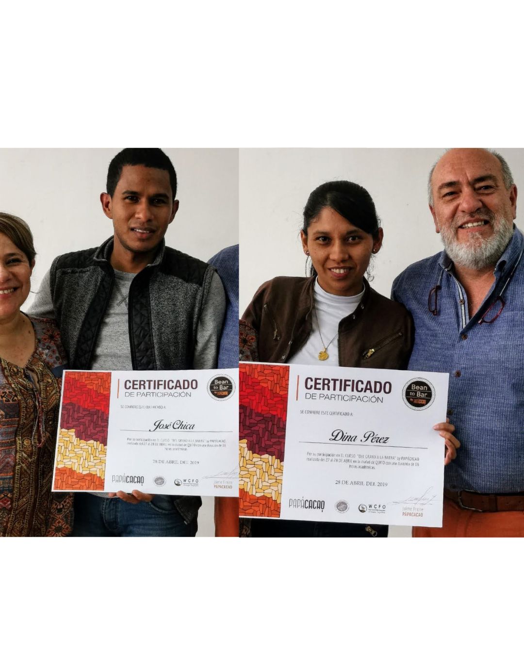 Certificado Papá Cacao